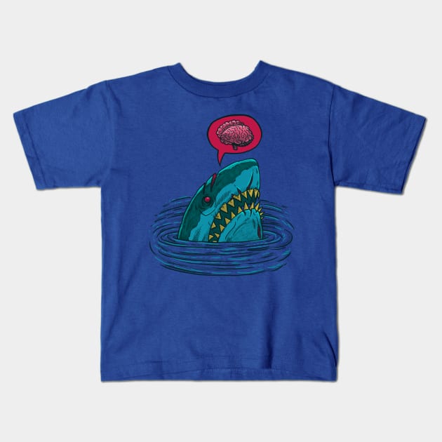 The Zombie Shark Kids T-Shirt by nickv47